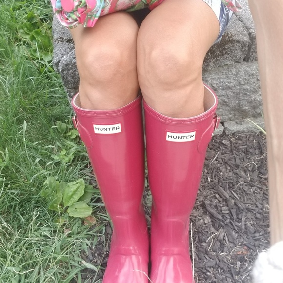 Hunter Tall Glossy Size 7 - Picture 7 of 13